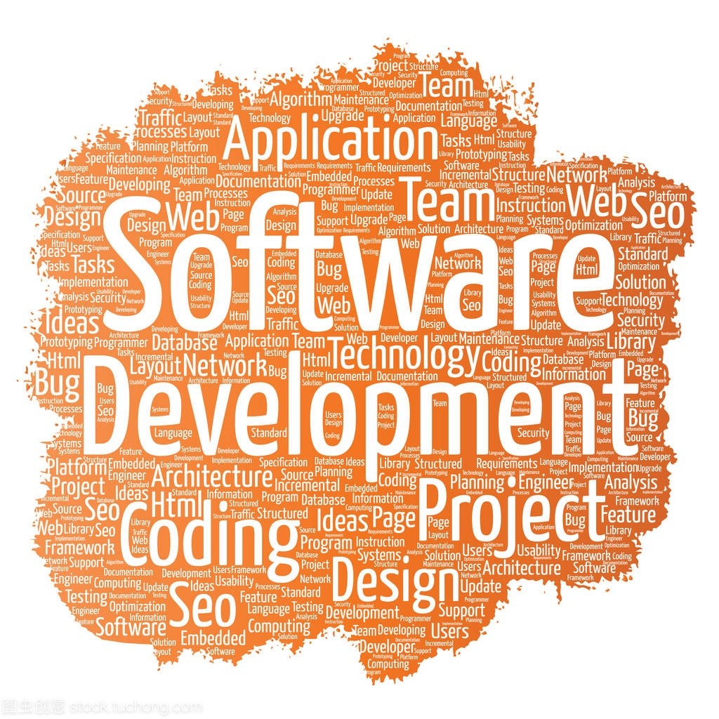 軟件開發(fā)詞云